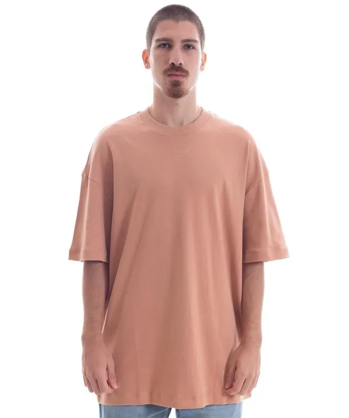 CAMISETA WIDE KEY MARROM