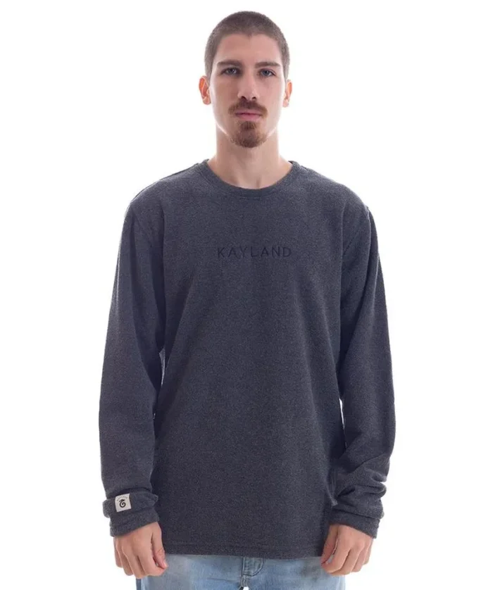 MOLETOM CARECA BOUCLE PRETO