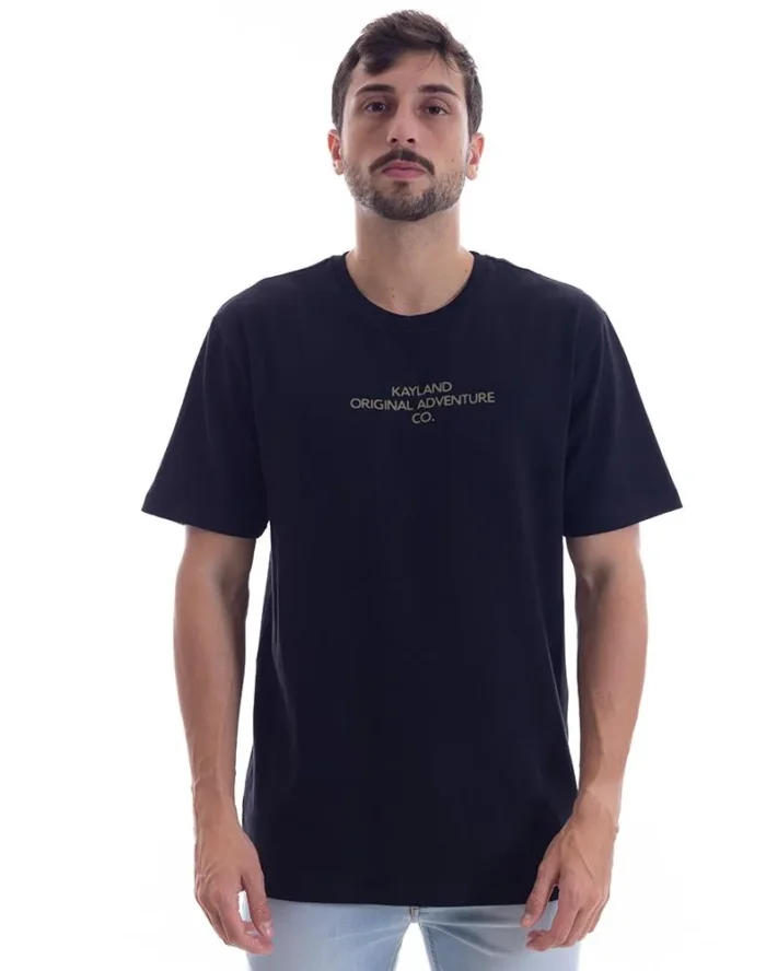 CAMISETA MALHÃO LIRIOS PRETO
