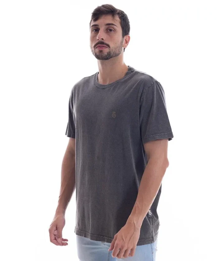 CAMISETA WASHED NORWAY GUIDE PRETO - Imagem 3