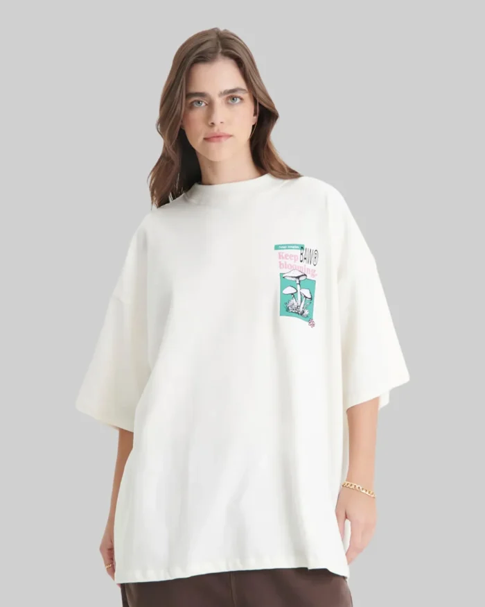 CAMISETA KEEP BLOOMING OVERSIZED OFF - Imagem 5