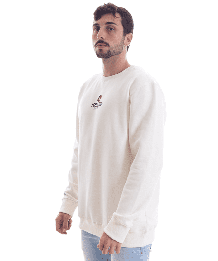 MOLETOM CARECA POETRY CREME POLAR - Imagem 3
