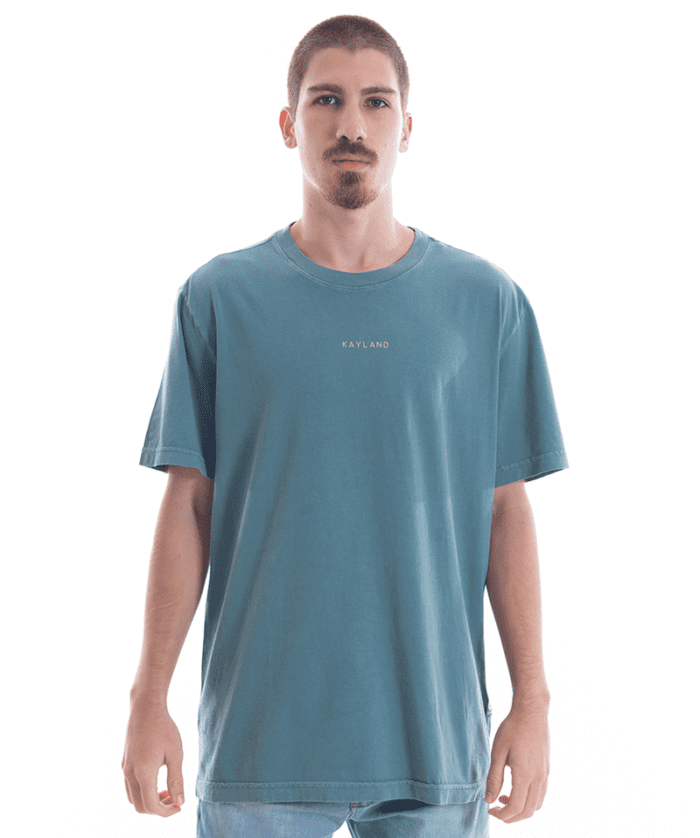 CAMISETA WASHED ICED AZUL