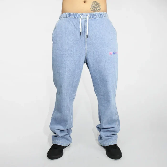 CALÇA WIDE FIT TAG LOGO BAW JEANS