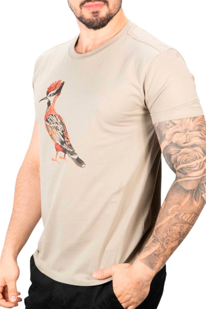 CAMISETA RESERVA ESTAMPADA PICA PAU AQUARELA CINZA CONCRETO