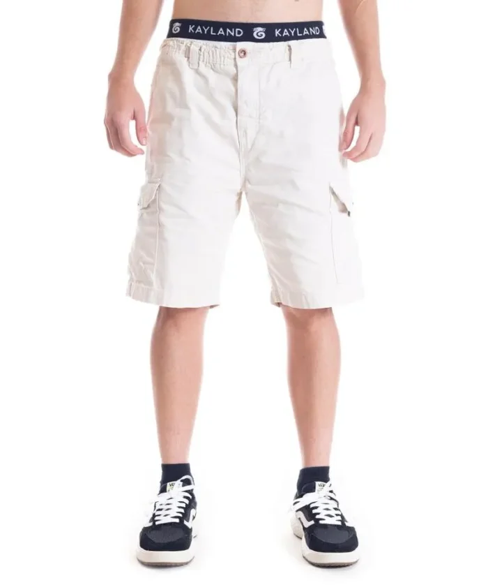 BERMUDA WALK CARGO KEY CREME POLAR