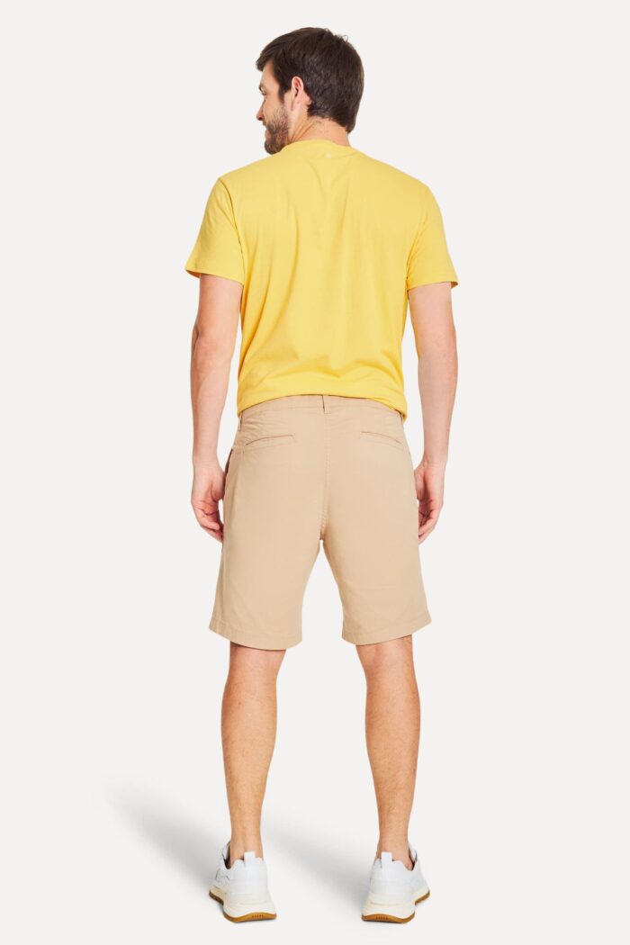 BERMUDA SIMPLES CHINO CONTINUA KHAKI - Imagem 3
