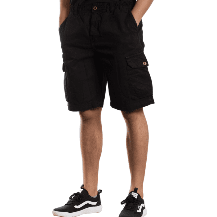 BERMUDA WALK CARGO KEY PRETO - Imagem 3