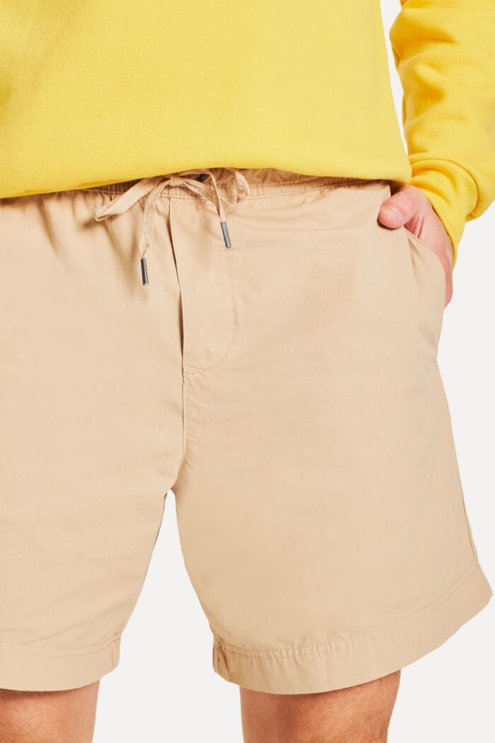 BERMUDA ELASTICO SIMPLES KHAKI - Imagem 2
