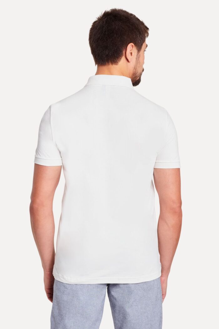RESERVA POLO PIQUET CLASSICA OFF WHITE - Imagem 3