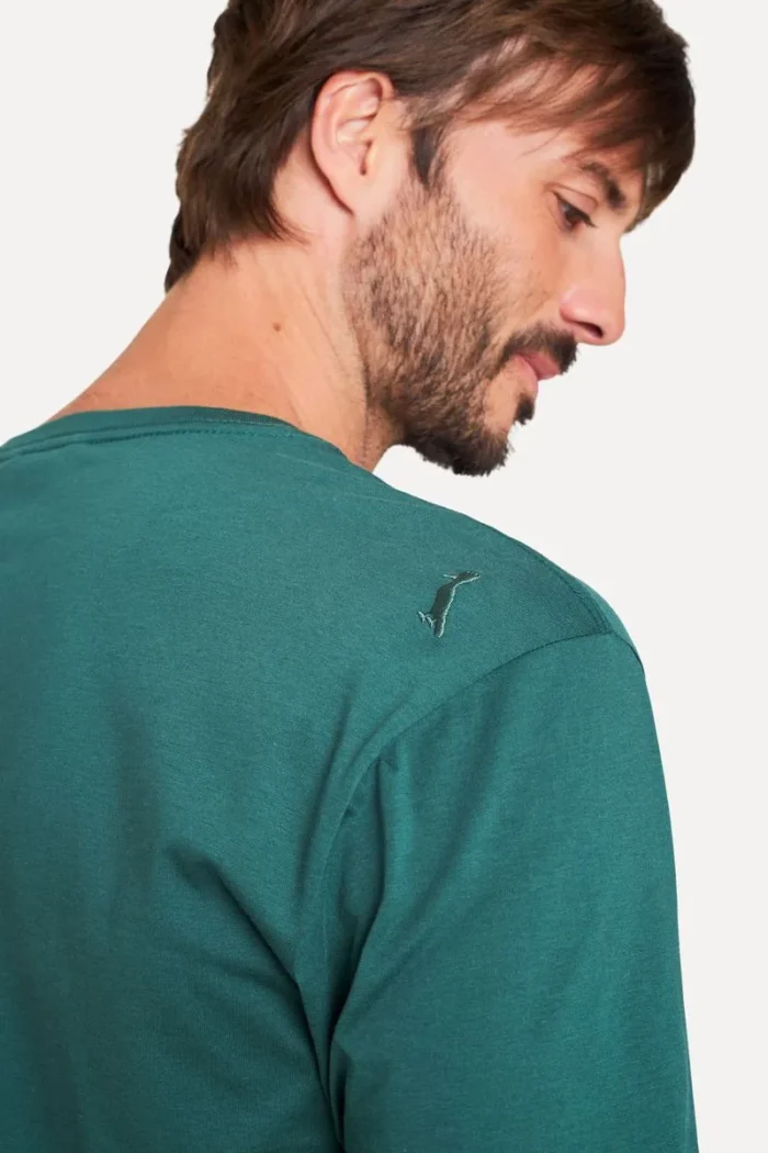 CAMISETA RESERVA PIMA CORES VERDE ESCURO - Imagem 3