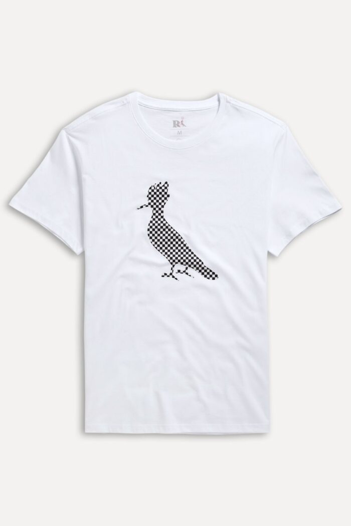 CAMISETA RESERVA ESTAMPADA PICA PAU GRID BRANCA - Imagem 3