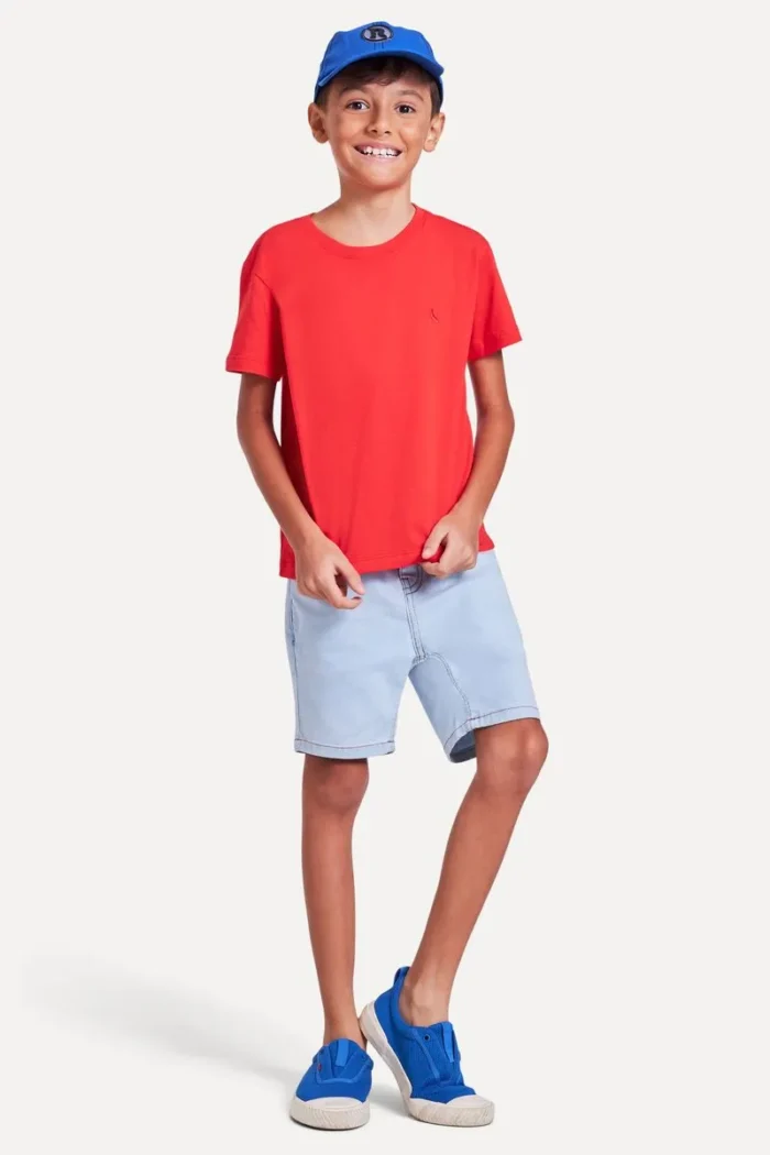 CAMISETA MINI PF CARECA VERMELHO - Imagem 4
