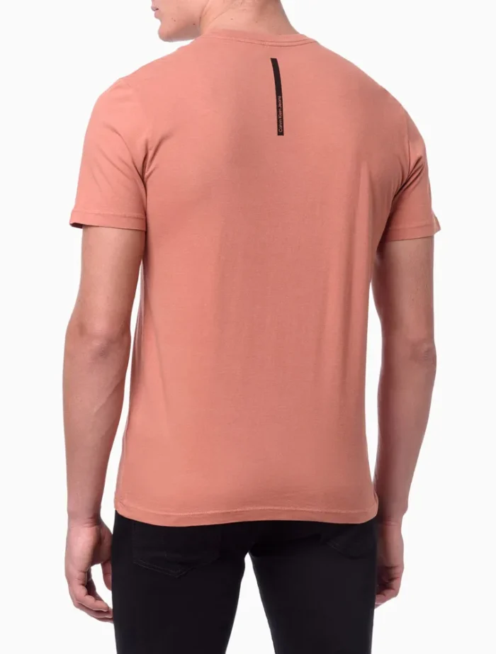 CAMISETA PALITO CALVIN KLEIN JEANS FERRUGEM - Imagem 4