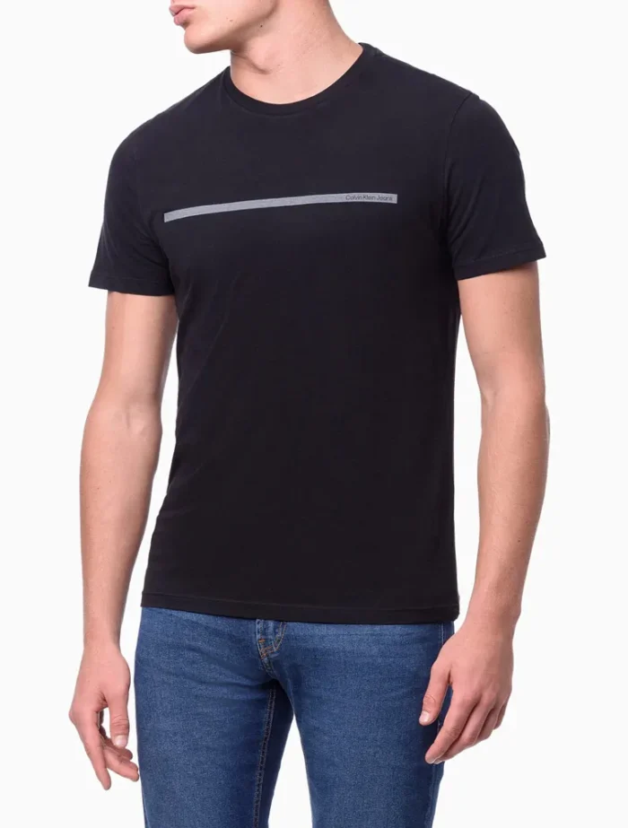 CAMISETA PALITO CALVIN KLEIN JEANS PRETO
