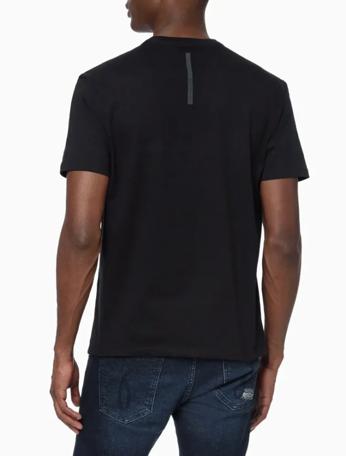 CAMISETA DE ALGODÃO CALVIN KLEIN JEANS PRETO - Imagem 3