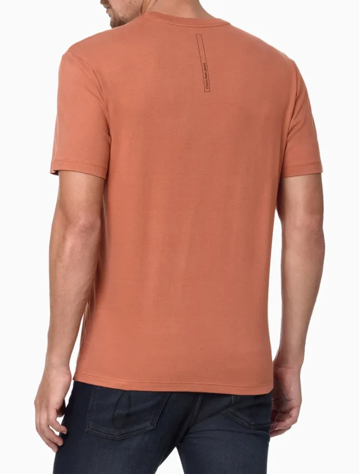 CAMISETA LOGO CALVIN KLEIN JEANS FERRUGEM - Imagem 2