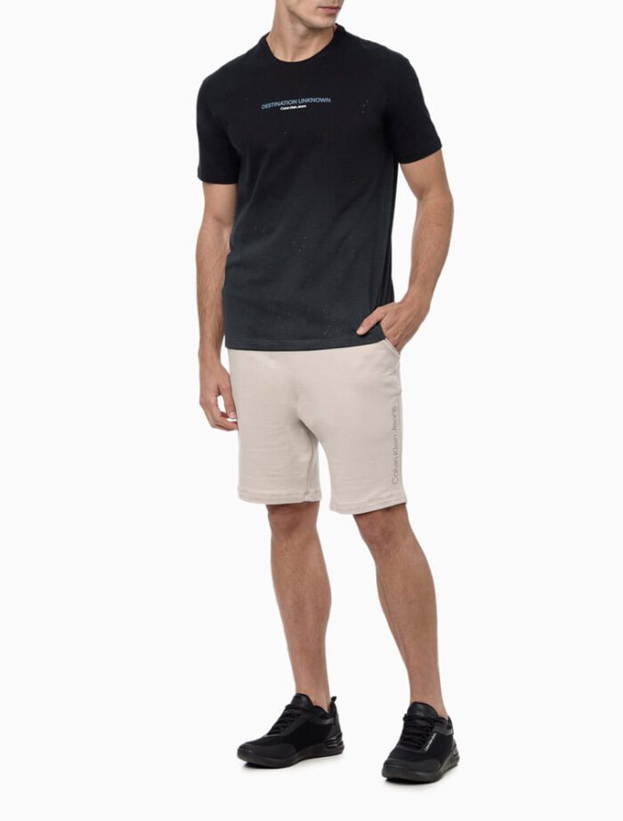 BERMUDA CALVIN KLEIN LOGO BASICO AREIA - Imagem 2