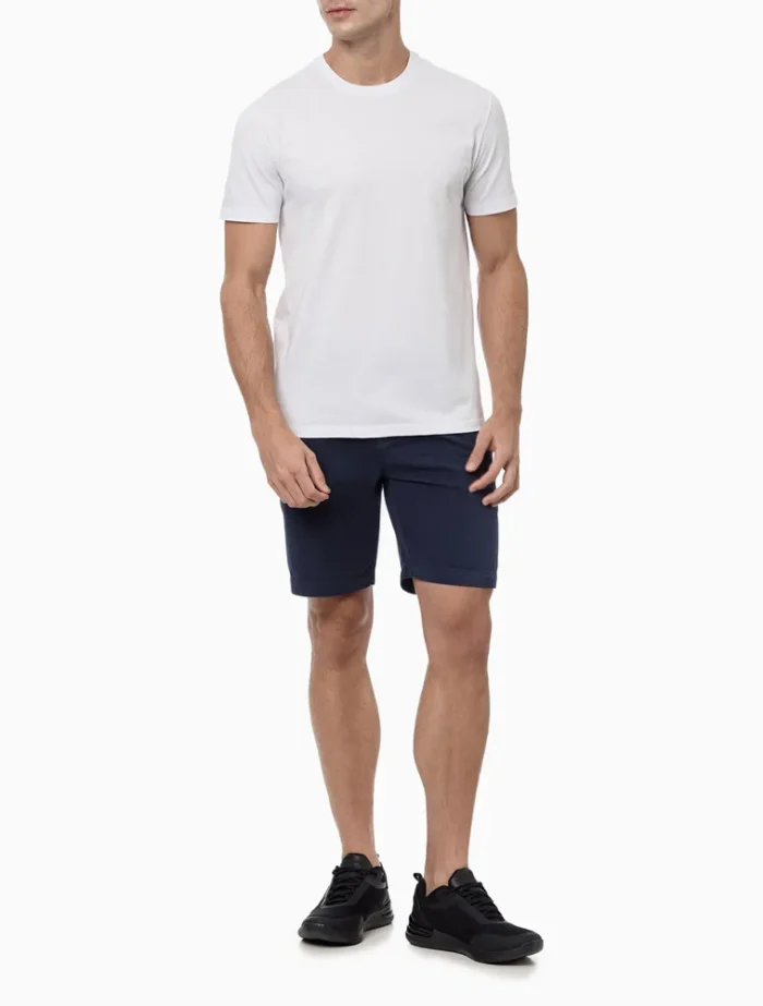 BERMUDA DE SARJA CALVIN KLEIN JEANS AZUL MARINHO - Imagem 3