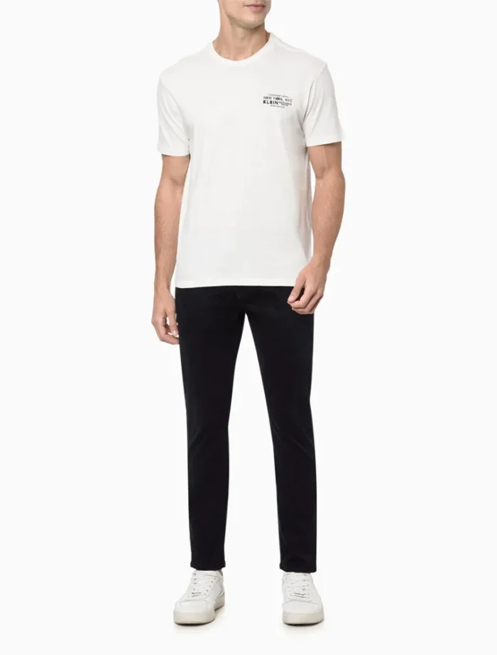 CAMISETA KLEIN RECORDS CALVIN KLEIN JEANS OFF WHITE - Imagem 3
