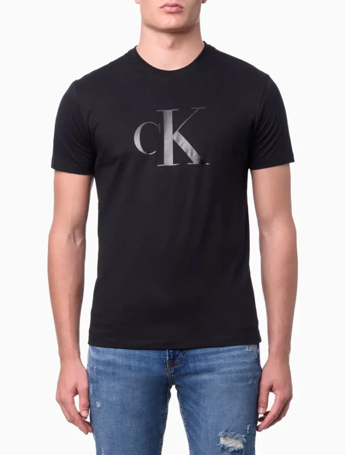 CAMISETA LOGO GEL MONOGRAM CALVIN KLEIN JEANS PRETO