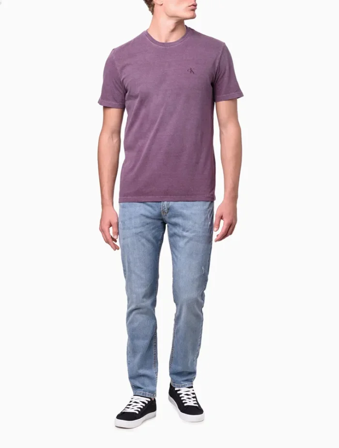 CAMISETA MONOGRAM CALVIN KLEIN JEANS BERINJELA - Imagem 3