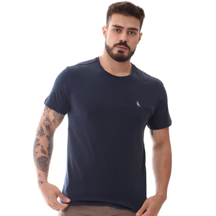 CAMISETA PIMA CORES MARINHO