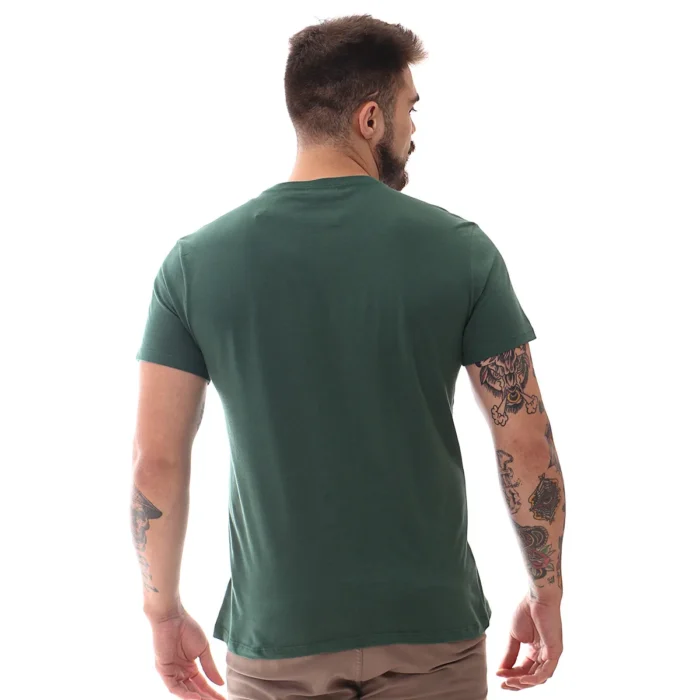 CAMISETA RESERVA REGULAR PATCH TRICOLOR VERDE ESCURO - Imagem 3