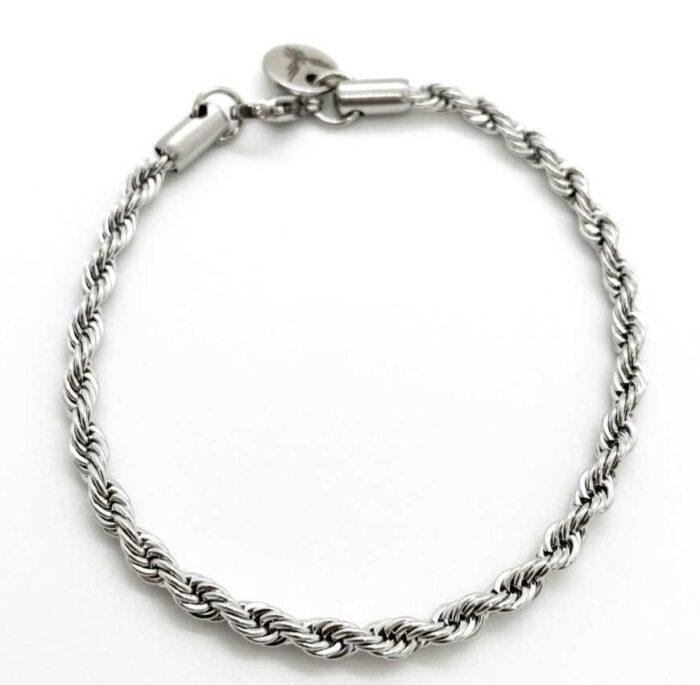 PULSEIRA CORDÃO BAIANO PRATEADO