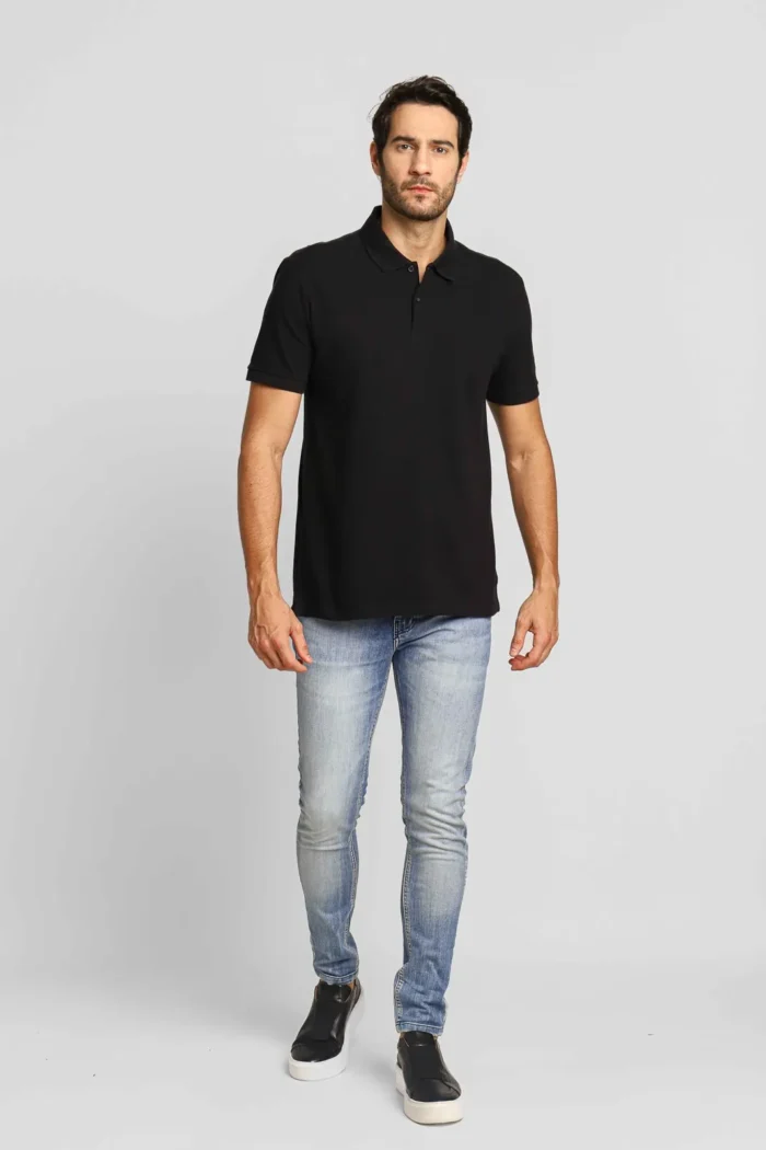 POLO ESSENTIALS CALVIN KLEIN PRETA - Imagem 3
